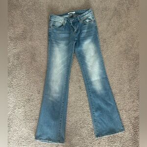 Stylish Blue Flare Women's Jeans